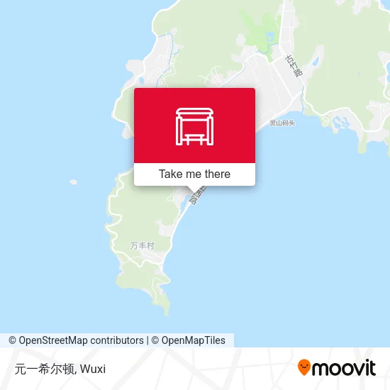 元一希尔顿 map