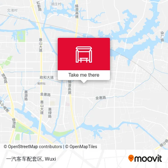 一汽客车配套区 map
