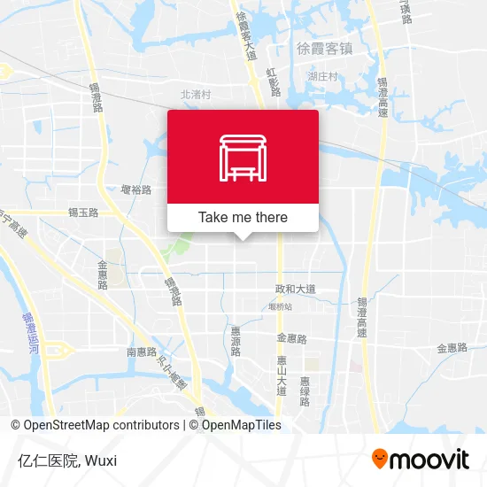 亿仁医院 map
