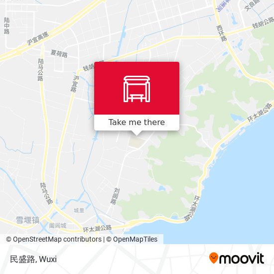 民盛路 map
