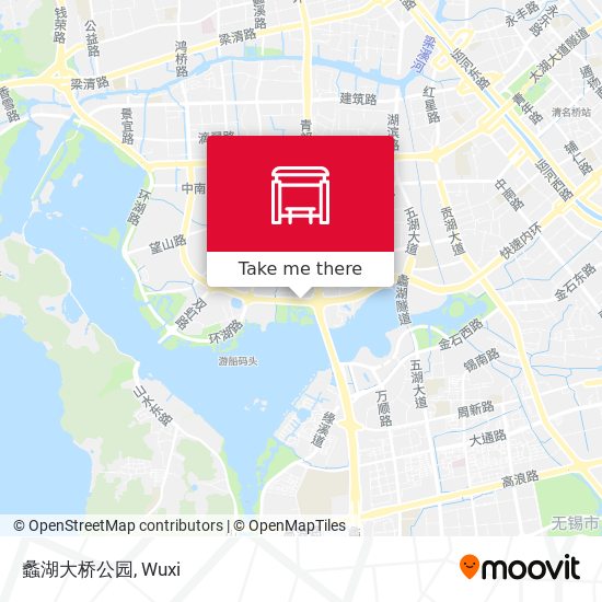 蠡湖大桥公园 map
