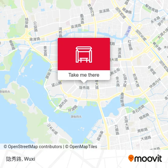 隐秀路 map