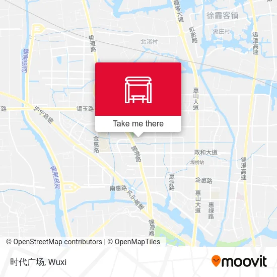 时代广场 map