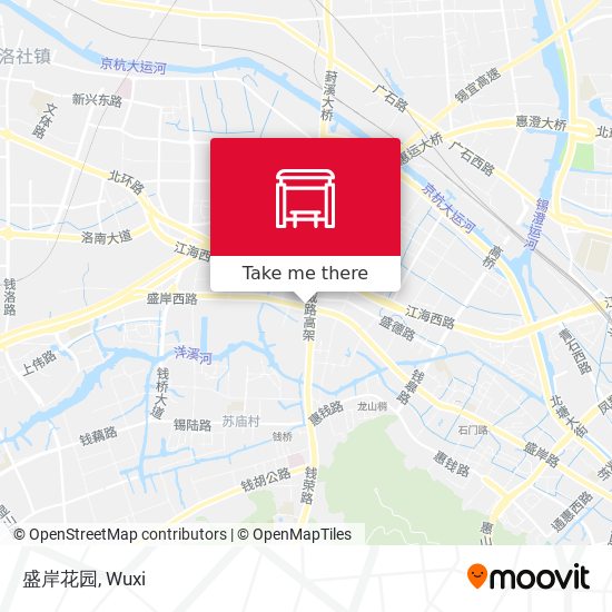 盛岸花园 map