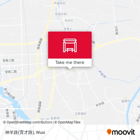 神羊路(育才路) map
