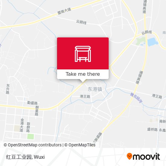 红豆工业园 map