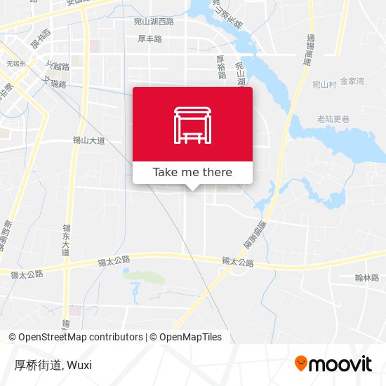 厚桥街道 map