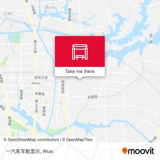 一汽客车配套区 map