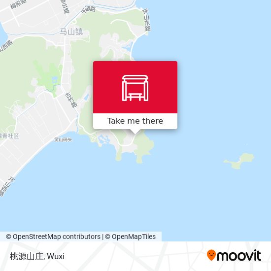 桃源山庄 map