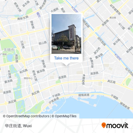 华庄街道 map