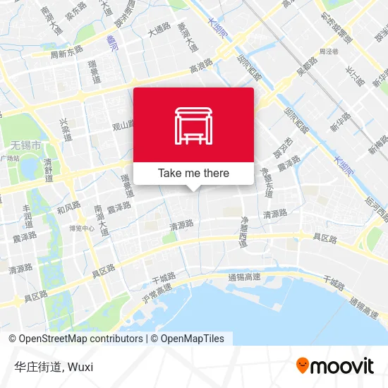 华庄街道 map
