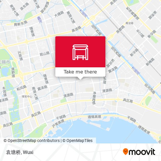 袁塘桥 map