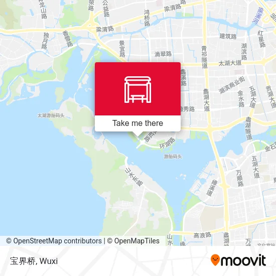 宝界桥 map