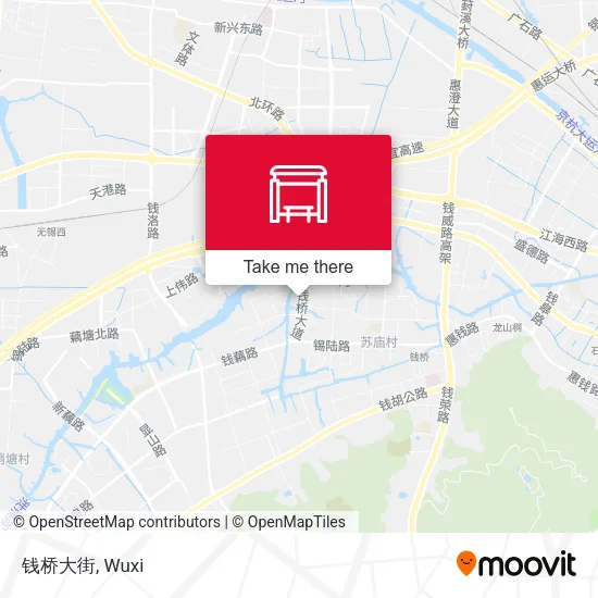钱桥大街 map