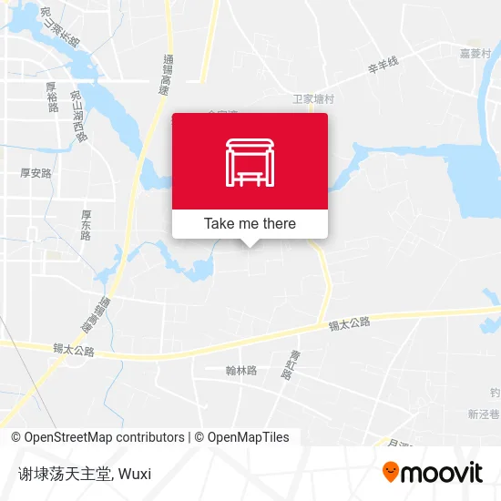 谢埭荡天主堂 map