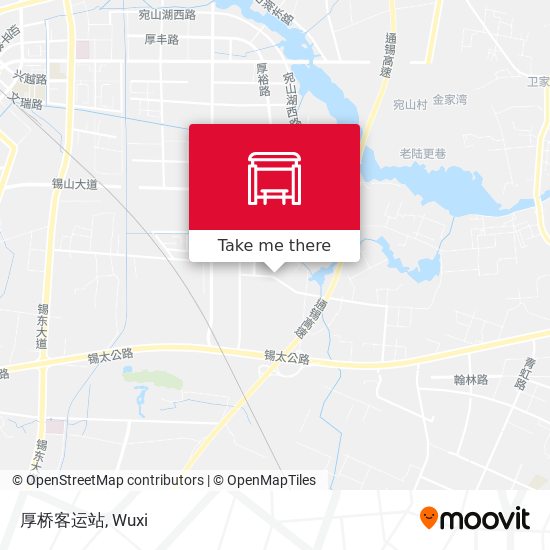 厚桥客运站 map