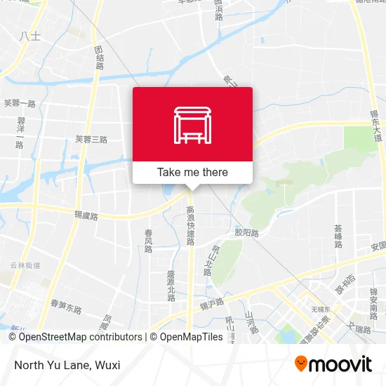 North Yu Lane map