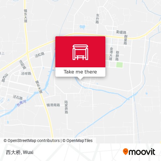 西大桥 map
