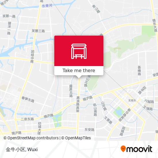 金牛小区 map