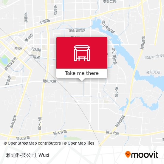 雅迪科技公司 map