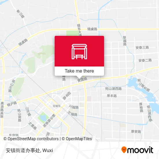 安镇街道办事处 map
