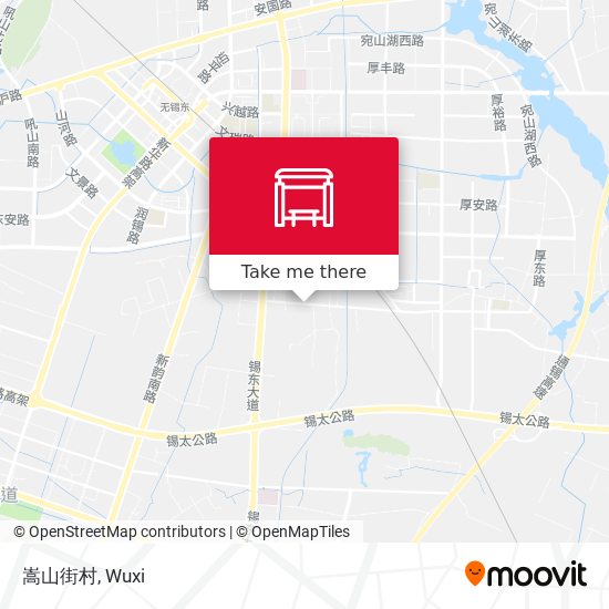 嵩山街村 map