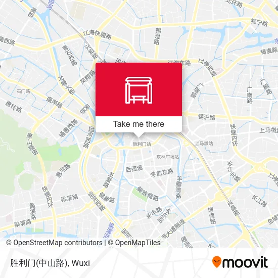 胜利门(中山路) map