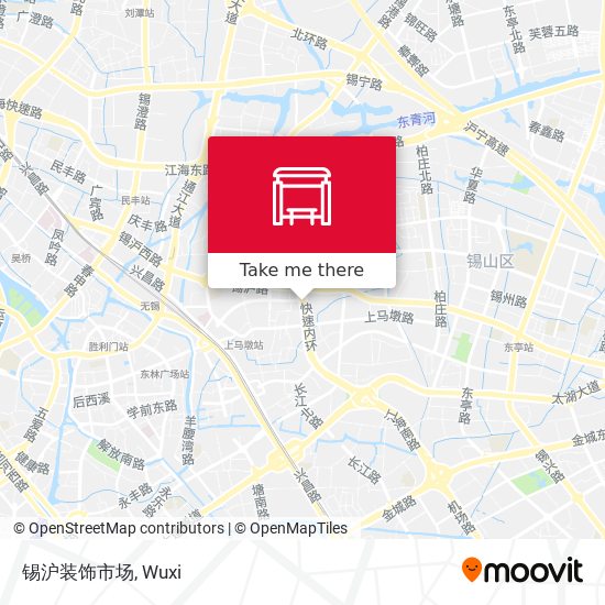 锡沪装饰市场 map