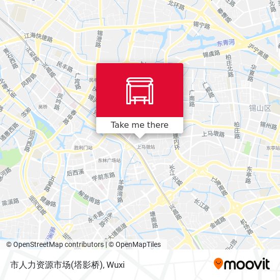 市人力资源市场(塔影桥) map