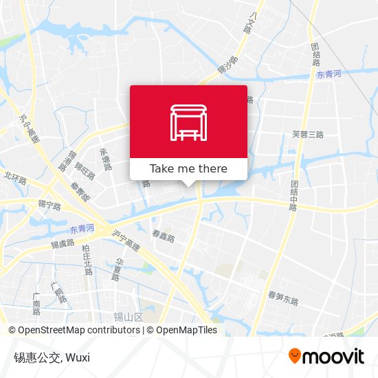 锡惠公交 map