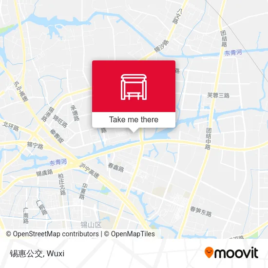 锡惠公交 map