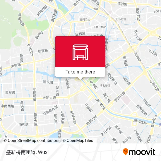 盛新桥南匝道 map
