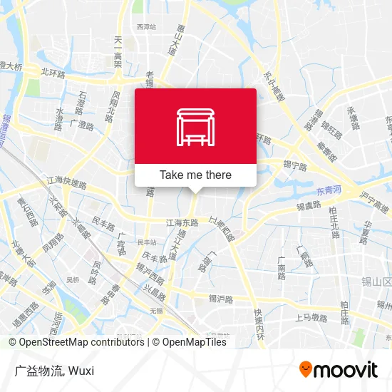 广益物流 map