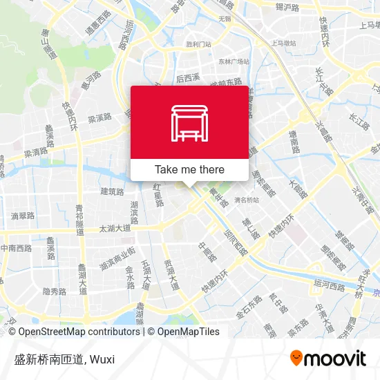 盛新桥南匝道 map