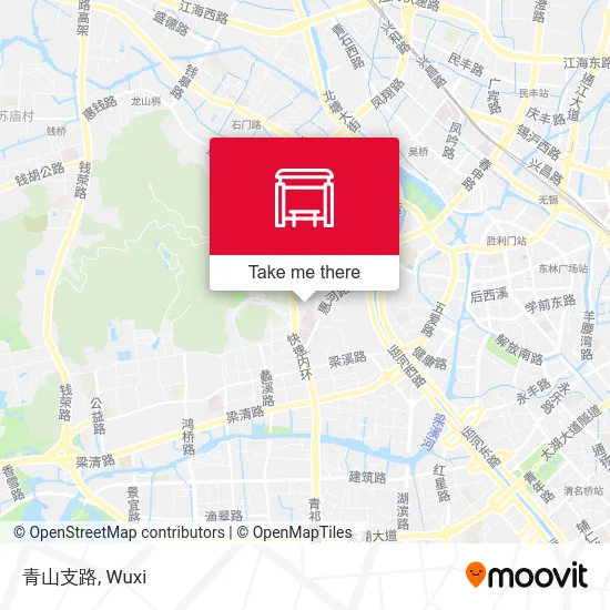 青山支路 map