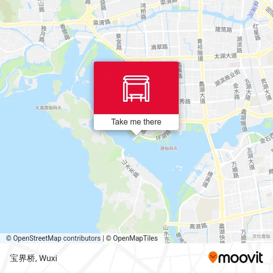 宝界桥 map