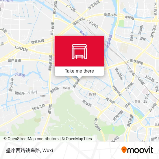 盛岸西路钱皋路 map