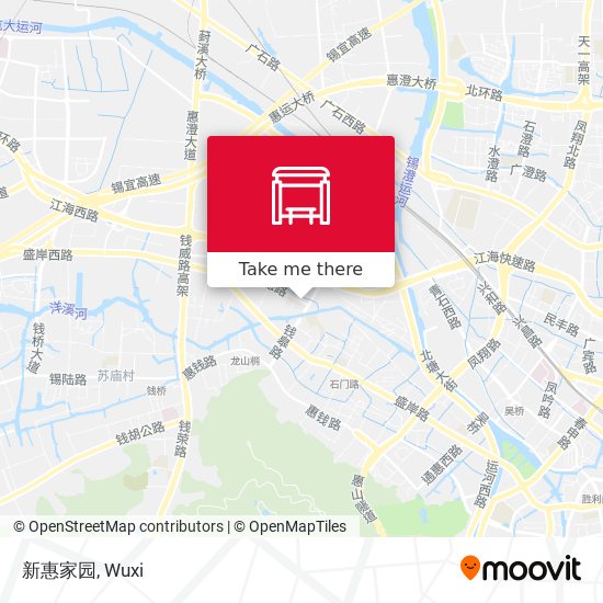 新惠家园 map