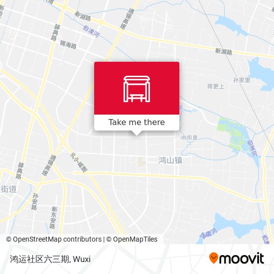 鸿运社区六三期 map