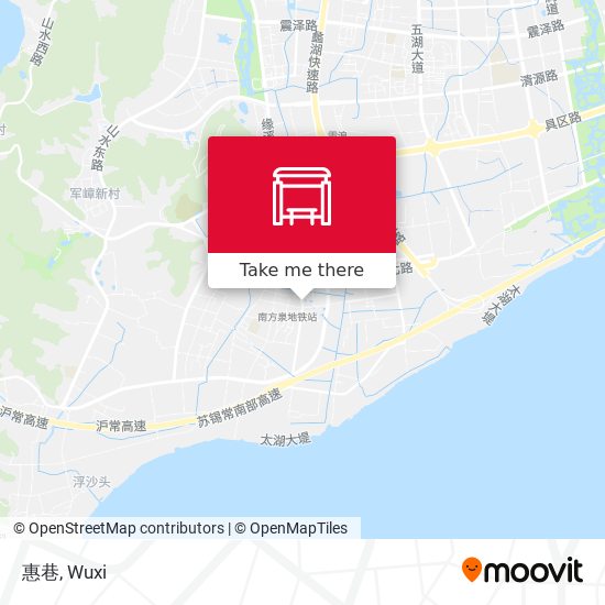 惠巷 map