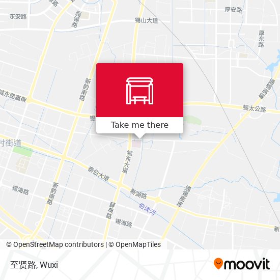 至贤路 map