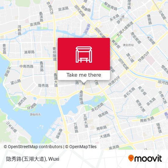 隐秀路(五湖大道) map