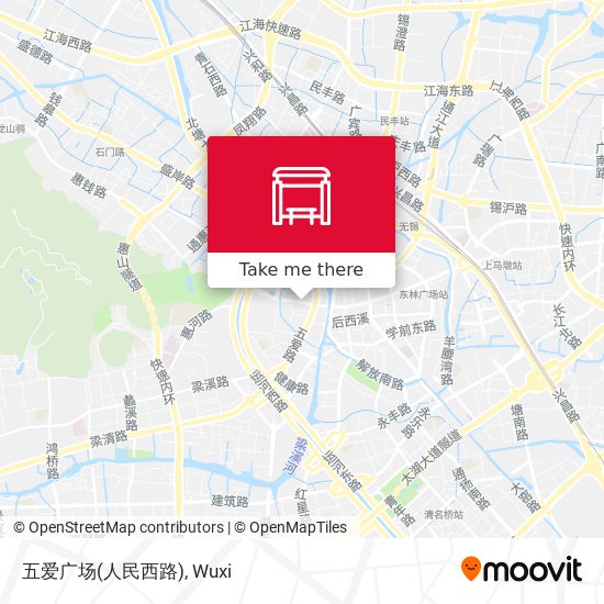 五爱广场(人民西路) map