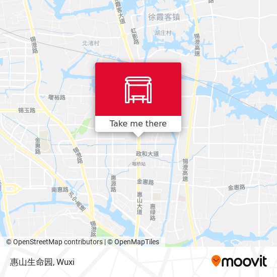 惠山生命园 map