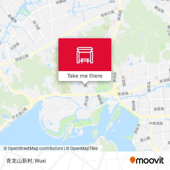 青龙山新村 map