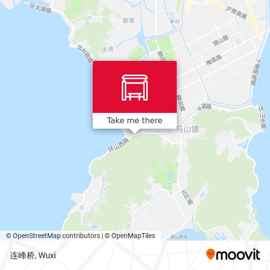 连峰桥 map