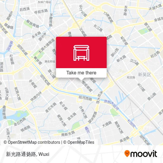 新光路通扬路 map