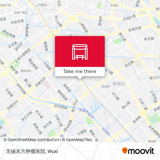 无锡东方肿瘤医院 map