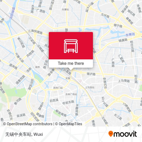 无锡中央车站 map