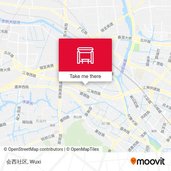 会西社区 map
